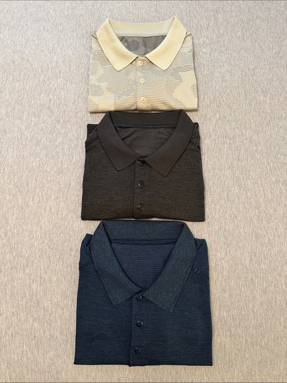 Lululemon Metal Vent Tech Polo Shirts Mens XXL Set of 3